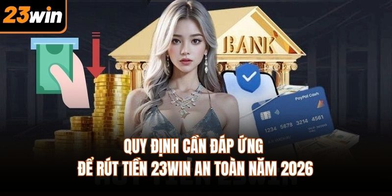 Quy định cần đáp ứng để rút tiền 23WIN an toàn năm 2026